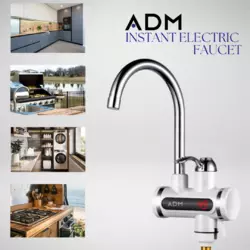 Електричний водопровідний кран миттєвого нагріву ADM Електричний водопровідний кран миттєвого нагріву ADM