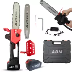 ADM 12-дюймова акумуляторна бензопила з ергономічною ручкою ADM 12-дюймова акумуляторна бензопила з ергономічною ручкою